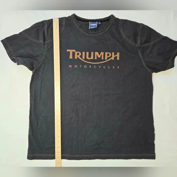 Men's Triumph Motorcycles Tshirt Size XXL - Picture 2 of 10